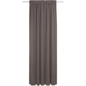 Штора Uni Collection многофункциональная, 1 шт., плотная, из 100% органического хлопка Adam, темно-коричневый
