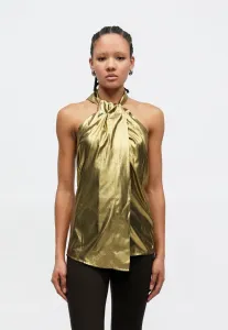 Блузка с воротником-стойкой Replay, Gold-Coloured