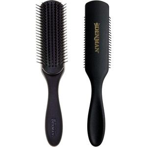 Jack Dean By Curly Hair Brush D3, 7-рядная щетка для укладки волос для распутывания, разделения, формирования и выделения локонов — для женщин и мужчин, Denman