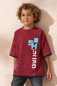 Футболка с принтом Соника Angel & Rocket, красный