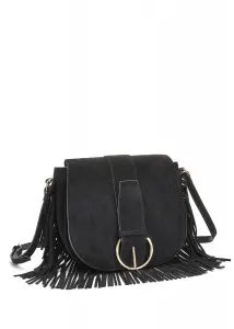 Сумка через плечо LASCANA, сумка через плечо, сумка в стиле вестерн, ковбойский образ с модной ВЕГАНСКОЙ бахромой, черный