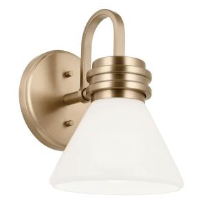 Настенный светильник для ванной комнаты, степень защиты IP44 Elstead Lighting, черный/champagner