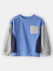 Carter's Толстовка синего/серого/темно-синего цвета