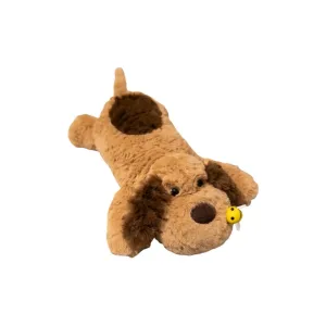 Плюшевая кукла Little Bee Dog высотой 35 см OUYIN, темно-коричневый