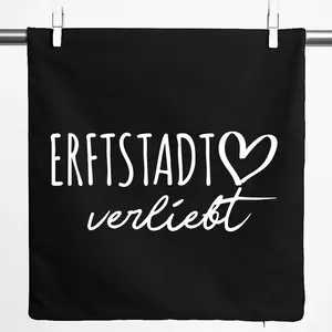 Наволочка Huuraa Erftstadt in Love Gift 40x40см Черный хлопок Erftstadt Present Hellweg Druckerei