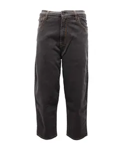Черные джинсовые брюки-карго до щиколотки Cycle, черный