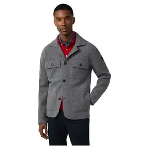 Верхняя рубашка Façonnable Felt Wool Hybrid, серый