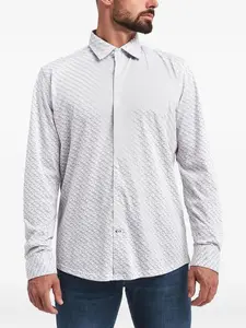 Рубашка с длинными рукавами и логотипом Joop!, белый