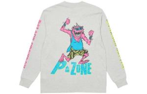 Футболка унисекс серая PALACE, серый