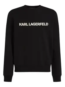Толстовка из органического хлопка KARL LAGERFELD, черный