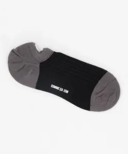 Клетчатые носки до щиколотки, выполненные методом иглопробивания Comme Ca Ism, цвет Black