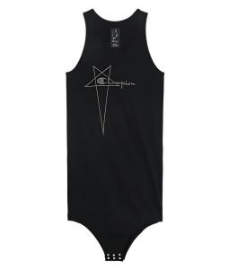 RICK OWENS Женское черное платье без рукавов с круглым вырезом, средней длины