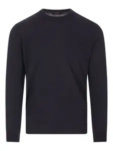 Свитер с круглым вырезом Zanone, синий