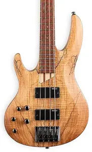 Электрический бас-гитара ESP LTD B-204SM. Леворукая, клен с расплывчатым рисунком, натуральный сатин