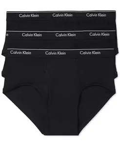 Мужские классические трусы из хлопка, 3 шт Calvin Klein, черный