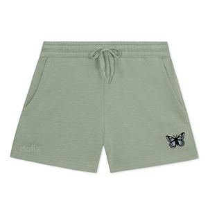 Женские шорты из флиса midweight washed butterfly Dalix, Sage