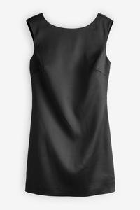 Мини платье Ellie petite с глубоким бантом на спине Forever New, черный