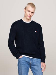 Свитер Tommy Jeans Slim Fit, черный
