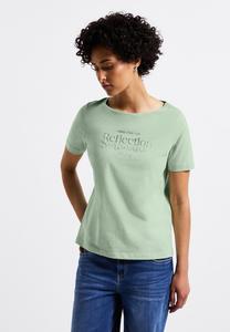 Футболка с принтом MIT FOLIENWORDING Street One, цвет Grün