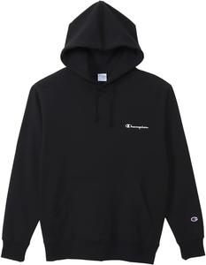 Мужская толстовка Champion C3-Y119L с длинным рукавом, хлопок, производство США, размер L, логотип с надписью, базовая модель, черный