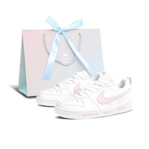 Детские скейтерские кроссовки Court Borough для младших школьников Nike, розовый/белый