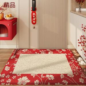 Dajiang Ковер 80х120 см из шелка для прихожей, противоскользящий, удаление пыли, Hua Luo Qiong Zhi