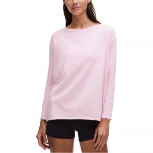 Футболка с рукавом дроп-шоулдер женская Lululemon, розовый