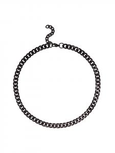 Женская черная майка Paola с цепочкой Steel_Art