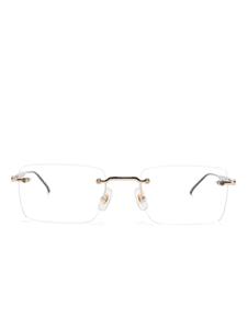 Montblanc очки в безободковой оправе, черный