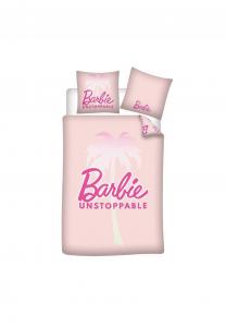 Многоцветный комплект постельного белья Barbie 140x200 см – 100% полиэстер для фанатов Barbie 140x200+63x63см
