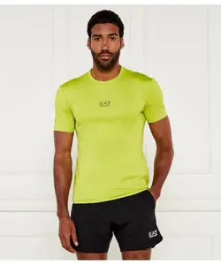 Футболка Slim fit Ea7, зеленый