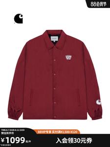 Куртка мужская Carhartt WIP в мультяшном стиле, бордовый