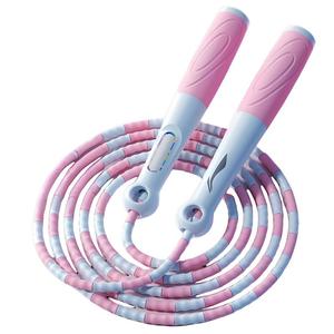 Развлекательная скакалка для детей casual entertainment, ПВХ-веревка, ПП-силиконовые ручки, 2,8 м LINING, розовый