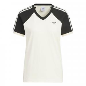 Adidas Originals Футболка с рукавом реглан женская ivory/black