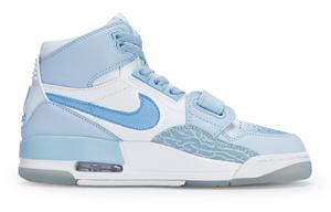 Кроссовки Jordan Legacy 312 Vintage Basketball Shoes Women's Mid-top Blue, синий/белый