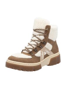 Ботильоны на шнуровке Rieker, Ecru
