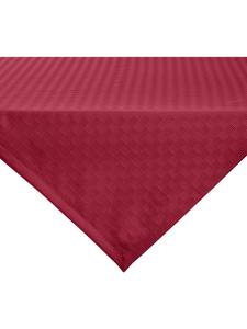 Erwin Müller Жаккардовая скатерть из смесовой хлопчатобумажной ткани Paderborn рубинового цвета