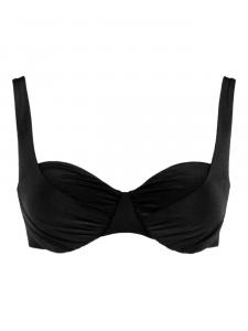 Верх бикини с рюшами TWINSET, черный