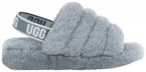 Шлепанцы UGG Wmns Fluff Yeah Slide 'Ash Fog', синий
