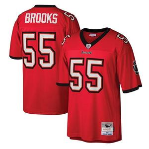 Мужская реплика джерси derrick brooks tampa bay buccaneers красная Mitchell & Ness