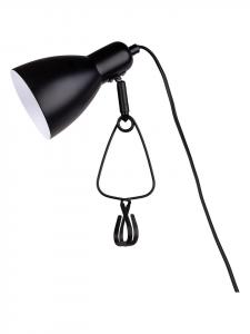 Näve Настольная лампа "Mara" с зажимом, черная - (Ш)17 x (В)28 x (Г)10,5 см