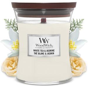 Ароматическая свеча Core, стекло, белый чай и жасмин, 0,66 кг, 1000 шт Woodwick