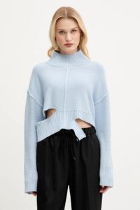 Шерстяной свитер Mm6 Maison Margiela, синий