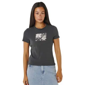 Футболка с коротким рукавом Rip Curl Oceanic Fitted, серый