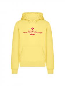 Худи Kellogg's Breakfast Cereals Morning Lets Face It в такси желтого цвета F4NT4STIC