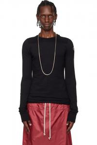 Футболка Moncler + Rick Owens Girder LS, черный
