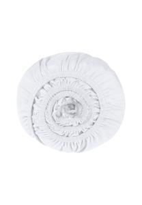 Растягивающаяся простыня flexi из хлопка и эластана для очень высоких матрасов Schiesser, белоснежная