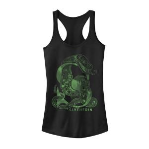 Зеленая майка с логотипом Гарри Поттера Слизерина для юниоров Licensed Character