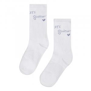 Носки длинные Deep Breath с надписью, черный