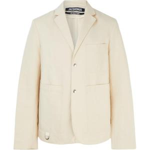 Jacquemus Мужской деловой костюм светло-желтый, Light Yellow